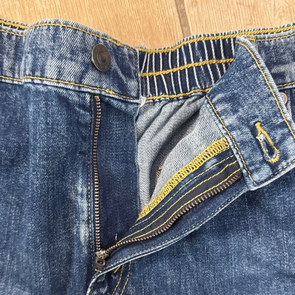 Aerie Indigo Distressed Jean Shorts / J116 - Picture 3 of 5